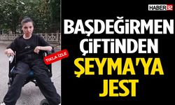 Başdeğirmen Çiftinden Şeyma'ya Jest
