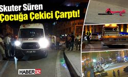 Oto Kurtarıcı, Skuter Süren Çocuğa Çarptı!