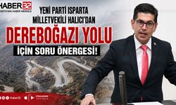 Milletvekili Halıcı'dan, 'Dereboğazı' Soru Önergesi!