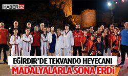 Eğirdir’de Taekwondo Heyecanı Madalyalarla Sona Erdi
