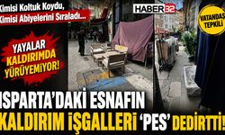 Isparta’da Kaldırım İşgalleri Vatandaşa “Pes” Dedirtti!