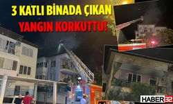 3 Katlı Binada Çıkan Yangın Korkuttu!