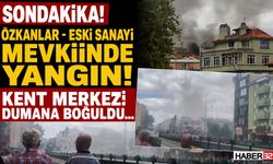 Özkanlar - Eski Sanayi Mevkiinde Yangın!