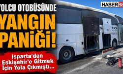 Yolcu Otobüsünde Yangın! Yolcular Son Anda Tahliye Edildi!