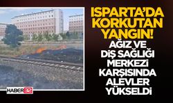 Ağız Ve Diş Sağlığı Merkezi Karşısında Alevler Yükseldi