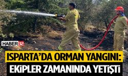Isparta’da Orman Yangını Kontrol Altına Alındı