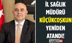 Sağlık Müdürü Coşkun Yeniden Atandı!