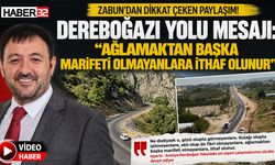 Zabun'dan Videolu Dereboğazı Göndermesi: "Ağlamaktan Başka Marifeti Olmayanlara İthaf Olunur"