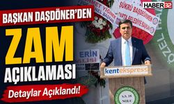 Başkan Daşdöner’den Zam Açıklaması