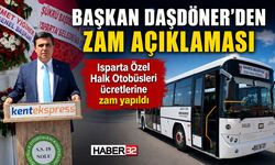 Başkan Daşdöner’den Zam Açıklaması