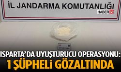 Isparta’da Yasaklı Madde Operasyonu: 1 Şüpheli Gözaltında