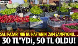 Salı Pazarı’nın Bu Haftanın Zam Şampiyonu….