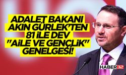 Adalet Bakanı Akın Gürlek’ten 81 İle Dev "Aile Ve Gençlik" Genelgesi!
