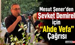 Mesut Şener’den Şevket Demirel İçin “Ahde Vefa” Çağrısı