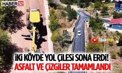 İki Köyde Yol Çilesi Sona Erdi! Asfalt ve Çizgiler Tamamlandı
