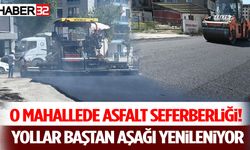 O Mahallede Asfalt Seferberliği! Yollar Baştan Aşağı Yenileniyor