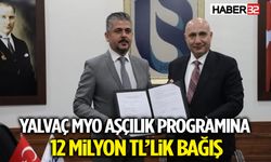 Yalvaç MYO Aşçılık Programına 12 Milyon TL’lik Bağış