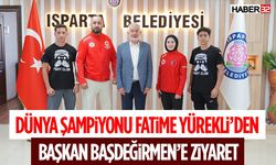 Dünya Şampiyonu Fatime Yürekli’den Başkan Başdeğirmen’e Ziyaret