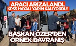 KPSS’ye yetişmek için zamanla yarışıyordu!