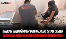 Başkan Başdeğirmen’den Kalpleri Isıtan Destek Çocuklar Artık Kur’an Öğrenirken Üşümeyecek