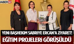 Yeni Başhekim Sabriye Ercan’a Ziyaret! Eğitim Projeleri Görüşüldü