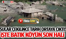 Sular Çekilince Tarih Ortaya Çıktı! İşte Batık Köyün Son Hali