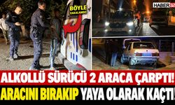 2 Araca Çarpıp Kaçan Alkollü Sürücü, Böyle Yakalandı!