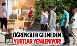 Öğrenciler Gelmeden Yurtlar Yenileniyor!