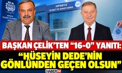 ITSO Başkanı Çelik'ten 16-0 Yanıtı!