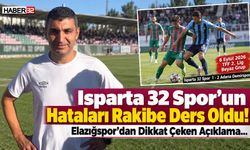 Isparta 32 Spor’un Hataları Rakibe Ders Oldu!