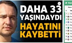 Daha 33 Yaşındaydı! Genç Yaşta Hayatını Kaybetti