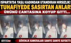 Yaşlı Kadından Utandıran Hırsızlık! İzleyenler Yakıştıramadı