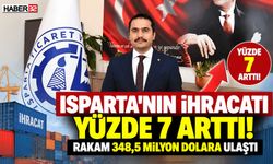 Isparta’nın İhracatı Yüzde 7 Arttı!