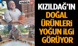 Kızıldağ’ın Doğal Ürünleri Yoğun İlgi Görüyor