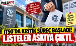 ITSO’da Seçim Süreci Başladı! Listeler Askıya Çıktı