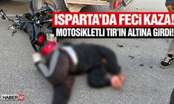 Isparta'da Motosiklet Kazası: 1 Yaralı!