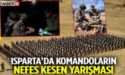 Isparta’da Komandoların Nefes Kesen Yarışması