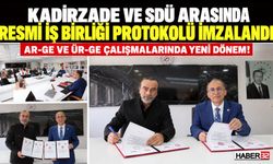 Kadirzade'den SDÜ İle İşbirliği Protokolü