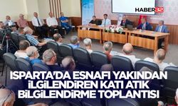 Isparta'da Esnafı Yakından İlgilendiren Katı Atık Bilgilendirme Toplantısı