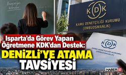 Isparta’da Görev Yapan Öğretmene KDK’dan Destek!