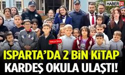 Isparta’da 2 Bin Kitap Kardeş Okula Ulaştı!