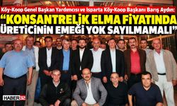Barış Aydın: "Üreticinin Emeği Yok Sayılmamalı"