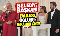 Belediye Başkanı Babası, Oğlunun Nikâhını Kıydı!