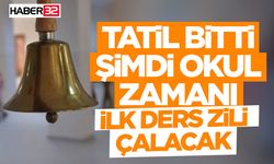 Yeni Eğitim Öğretim Yılının İlk Ders Zili Çalacak