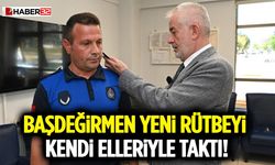 Başdeğirmen Yeni Rütbeyi Kendi Elleriyle Taktı!