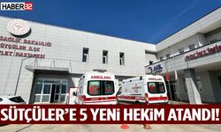 Sütçüler’e 5 Yeni Hekim Göreve Başladı!