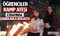 Öğrenciler Kamp Ateşi Etrafında Şarkılarla Buluştu