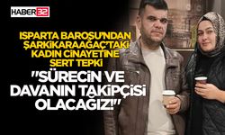 Isparta Barosu’ndan Kadın Cin*yetine Sert Tepki