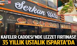 Kafeler Caddesi’nde Lezzet Fırtınası! 35 Yıllık Ustalık Isparta’da