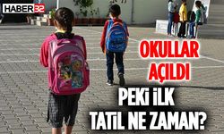 Okullar Açıldı, Peki İlk Tatil Ne Zaman?
